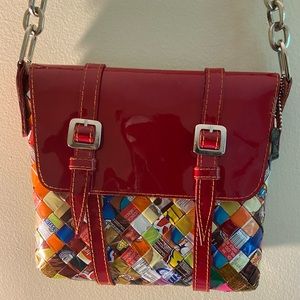 Nahui Ollin Candy Wrapper Cross Body Bag